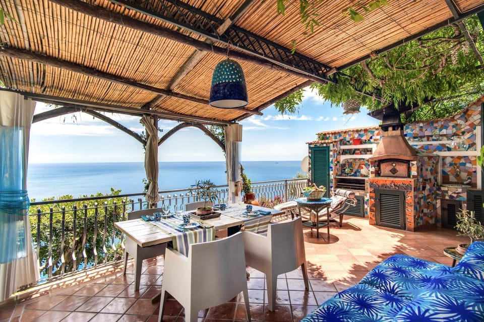 BBQ facilities, View (from property/room), Balcony/Terrace, Dining area, Sea view