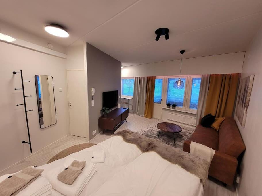 Yksiö keskustasta saunalla Apartment in Lapland
