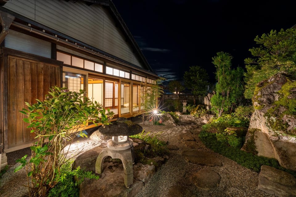 Night, Garden, Garden view