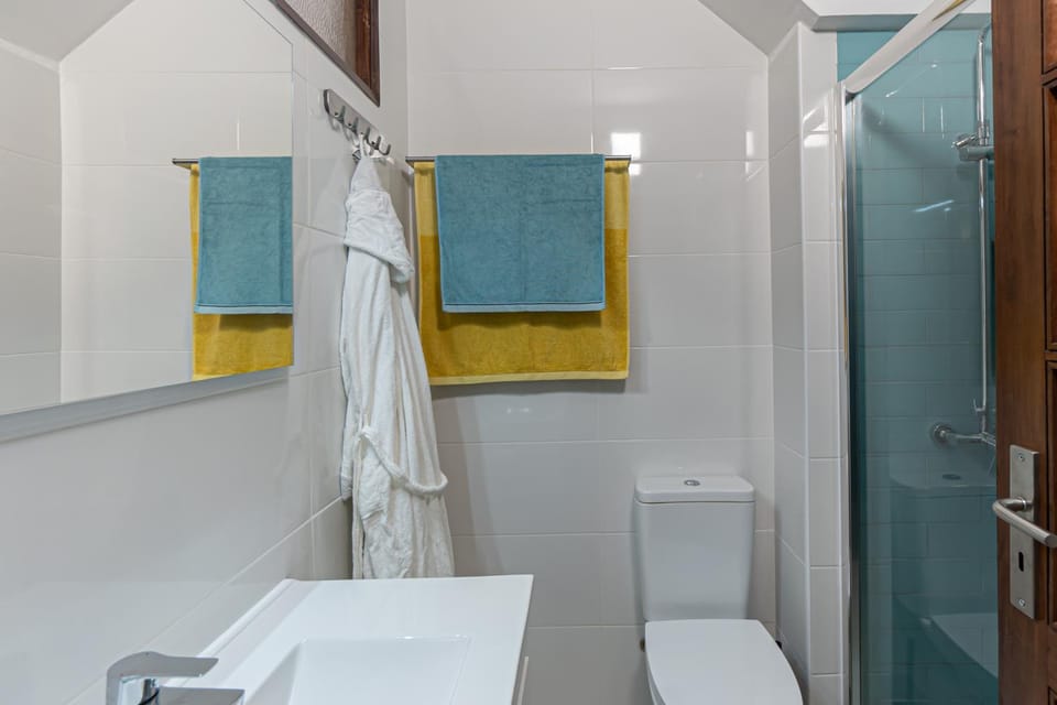 Shower, Toilet, Bathroom, towels