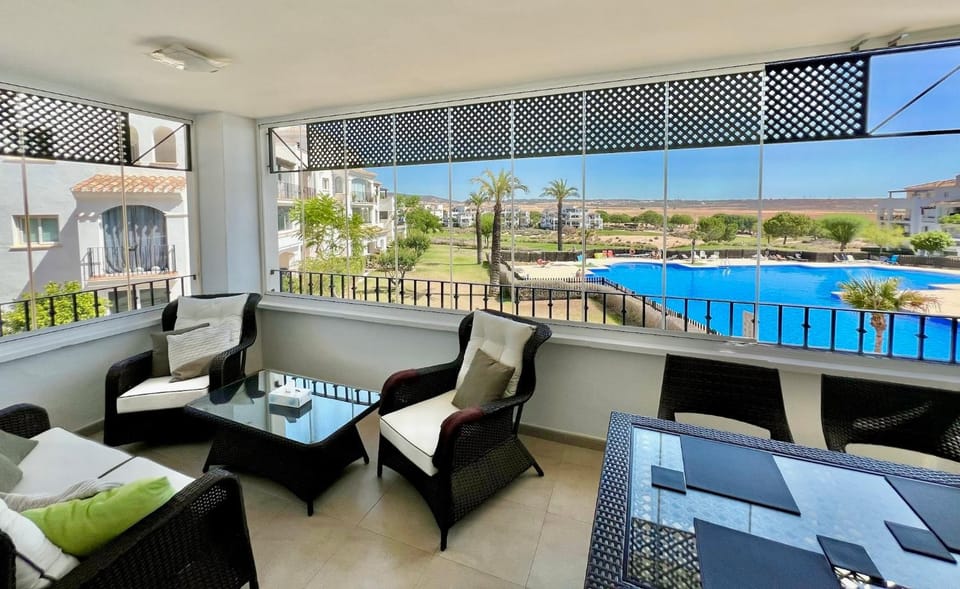 View (from property/room), Balcony/Terrace, Swimming pool