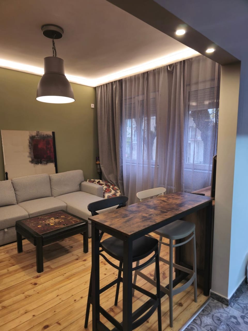 Living room, Seating area, Dining area