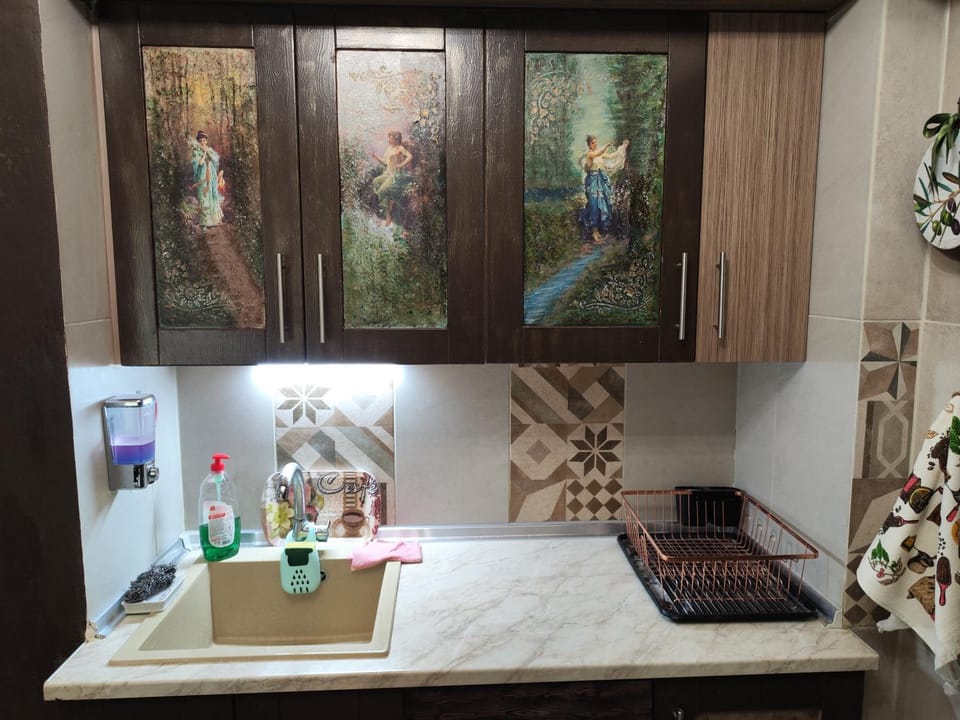 Kitchen or kitchenette, kitchen