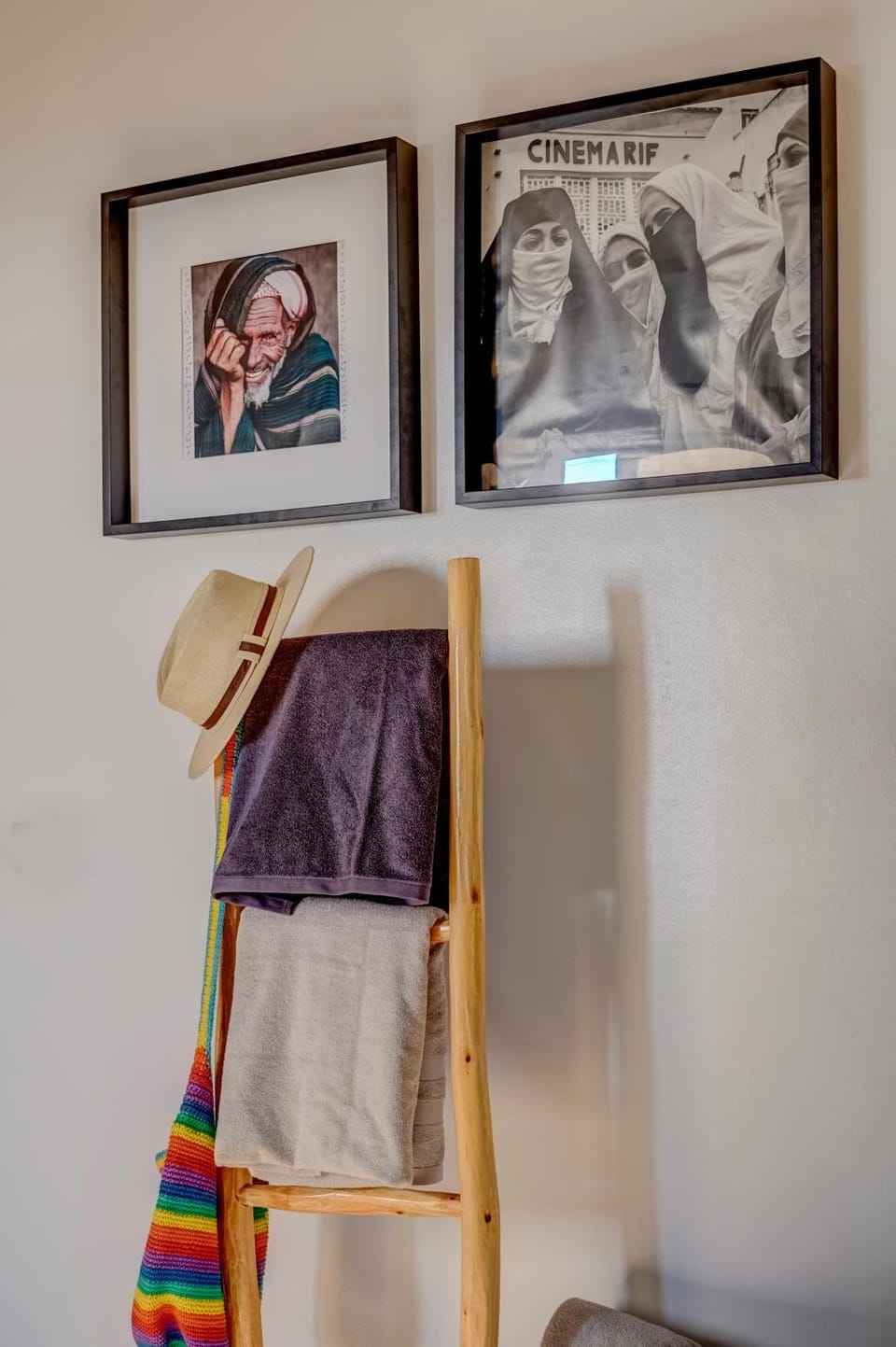 Decorative detail, towels