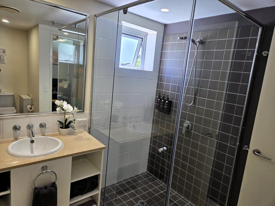Shower, Toilet, Bathroom, towels