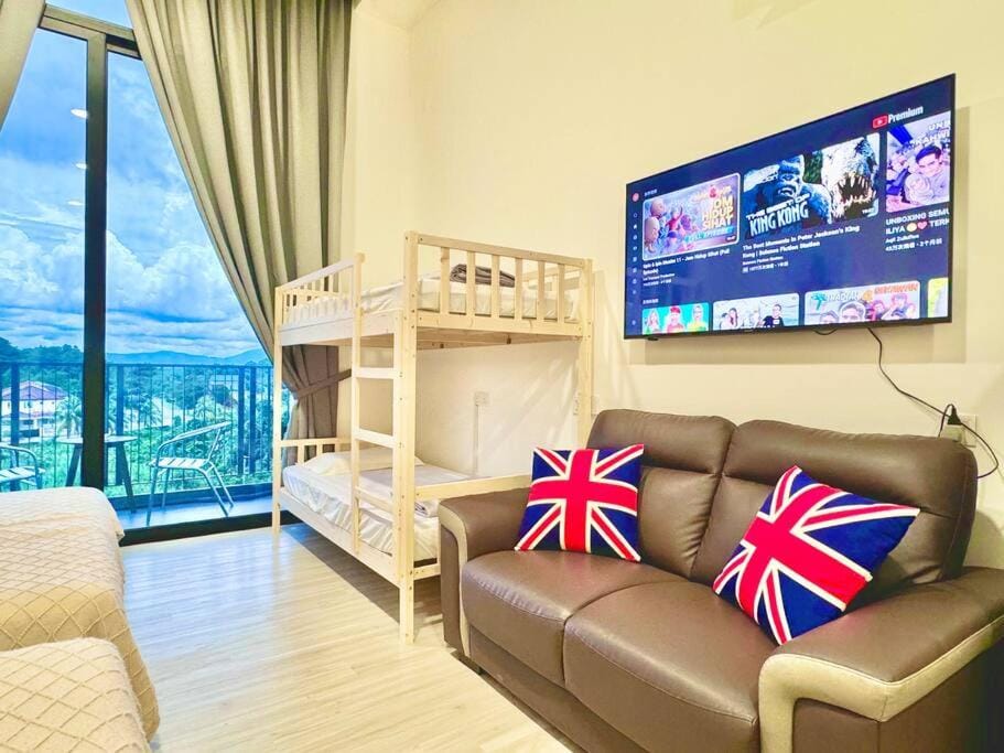 The Podium-Studio-Free 1 Parking-6 Pax-D333B Apartment in Kuching