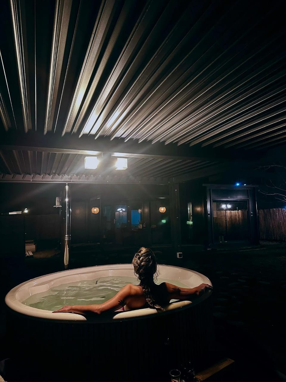 Night, Hot Tub