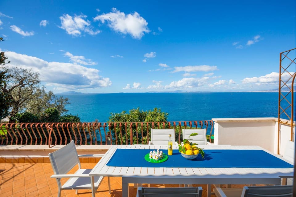 Patio, Day, Natural landscape, View (from property/room), Balcony/Terrace, Dining area, Sea view