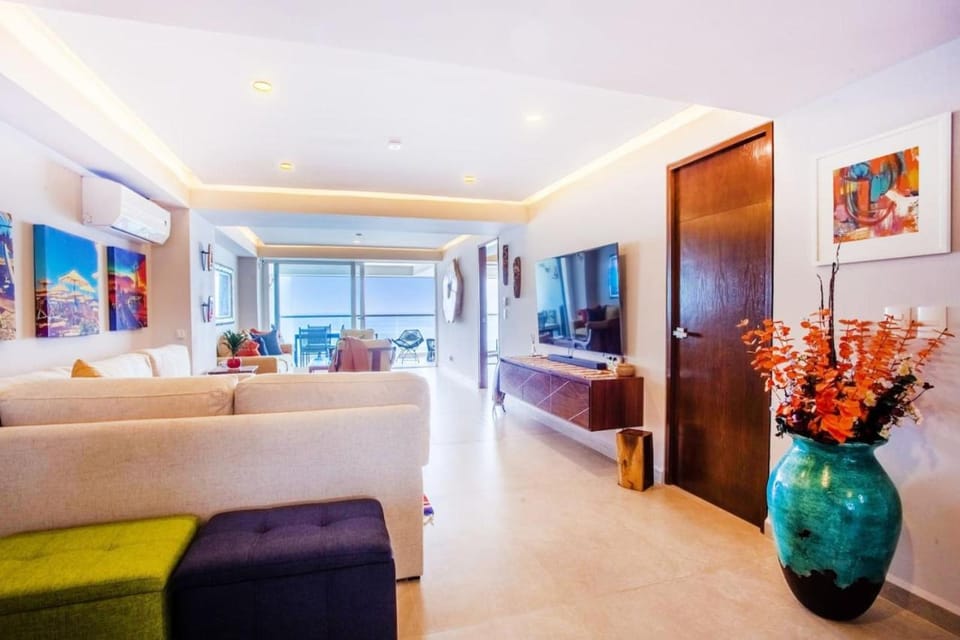 Luxury 2BR Beachfront Escape Stunning Views from Private Balconies Apartment in Puerto Vallarta