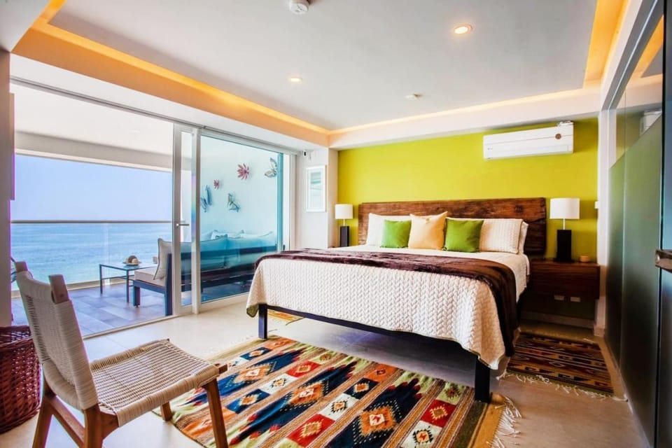 Luxury 2BR Beachfront Escape Stunning Views from Private Balconies Apartment in Puerto Vallarta