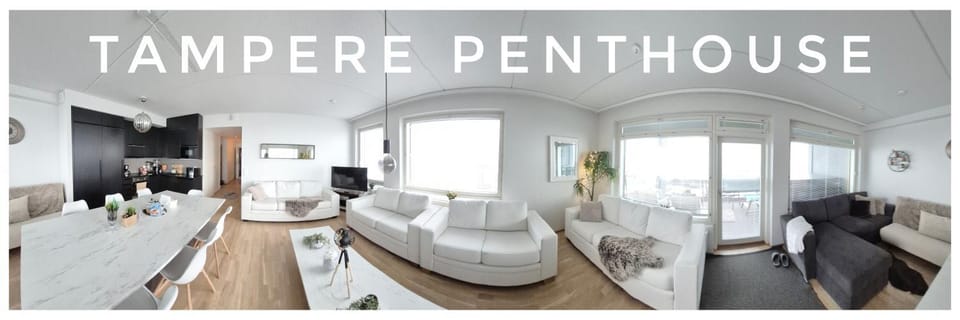 PENTHOUSE AUREA NORDIC Tasokas moderni kaupunki huoneisto Tampereen huipulla -ISO JACUZZI omalla KATTOTERASSILLA - AURINKOTUOLIT ja Aurinko odottaa Sinua - huikea maisema- - 10 HLÖ - Apartment in Finland