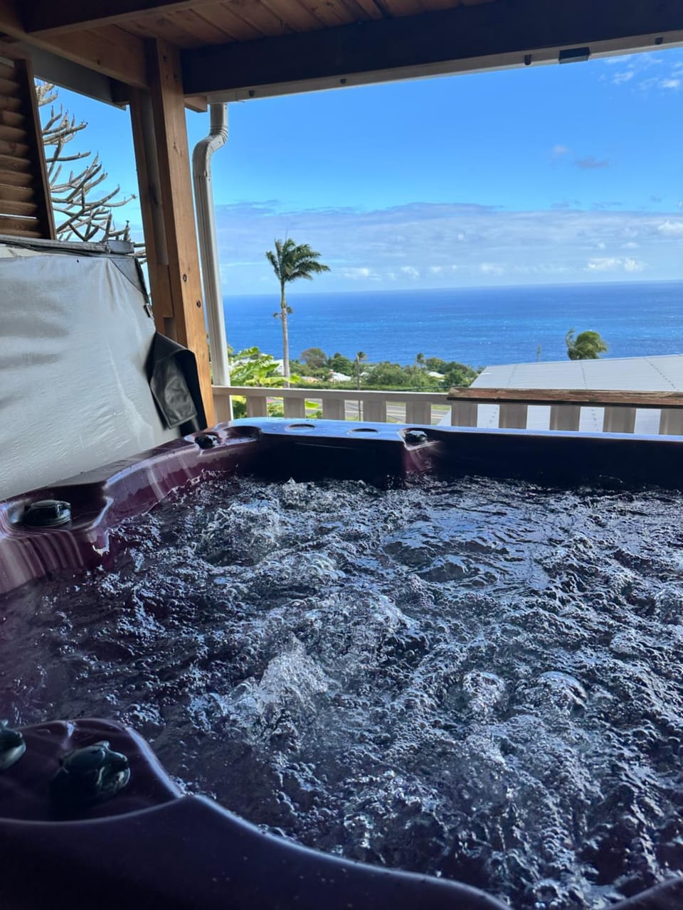 Natural landscape, Hot Tub, View (from property/room), Balcony/Terrace, Sea view