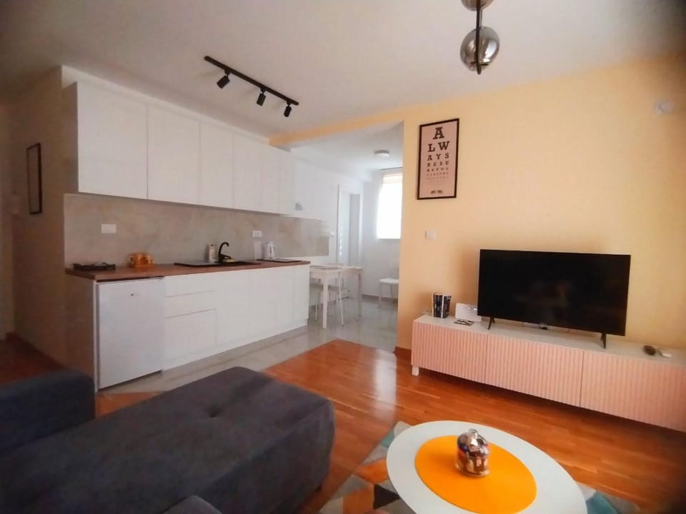 TV and multimedia, Kitchen or kitchenette, Living room, Seating area