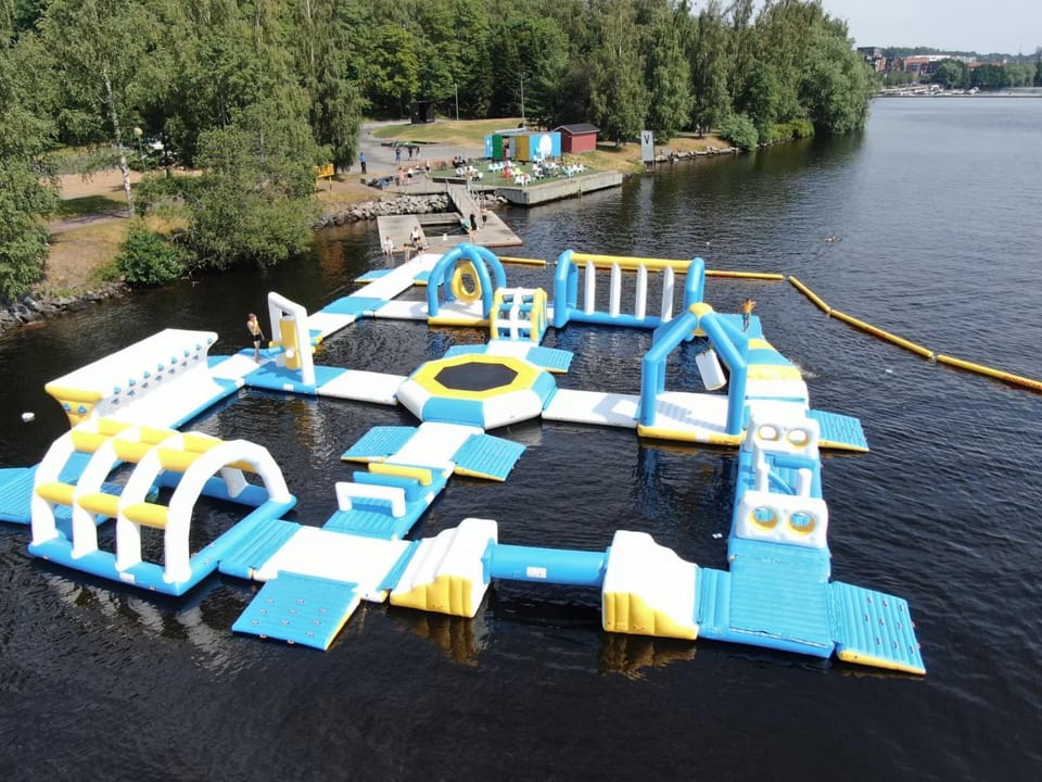 Day, Natural landscape, Beach, Aqua park, Lake view