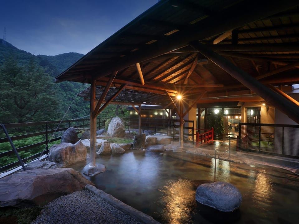 Natural landscape, Hot Spring Bath, Open Air Bath