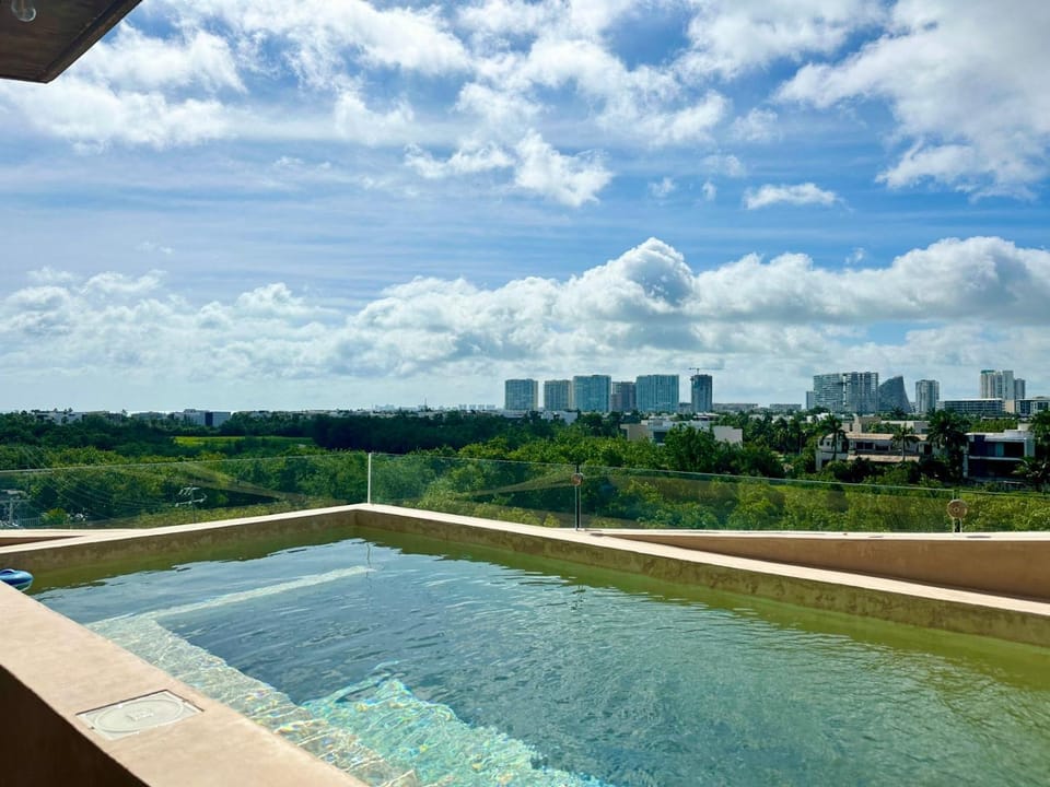Natural landscape, City view, Pool view, Swimming pool