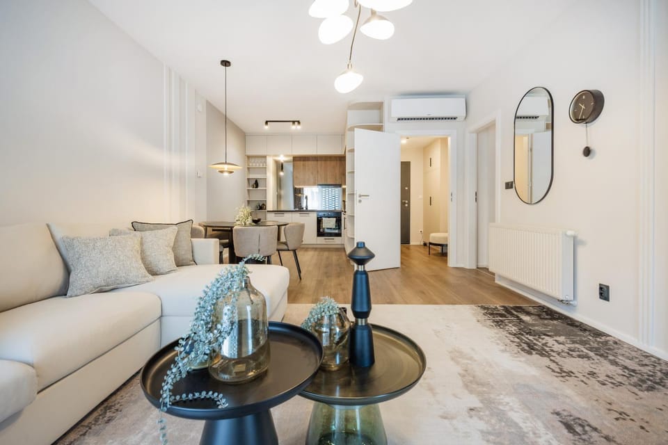 Kitchen or kitchenette, Living room, air conditioner