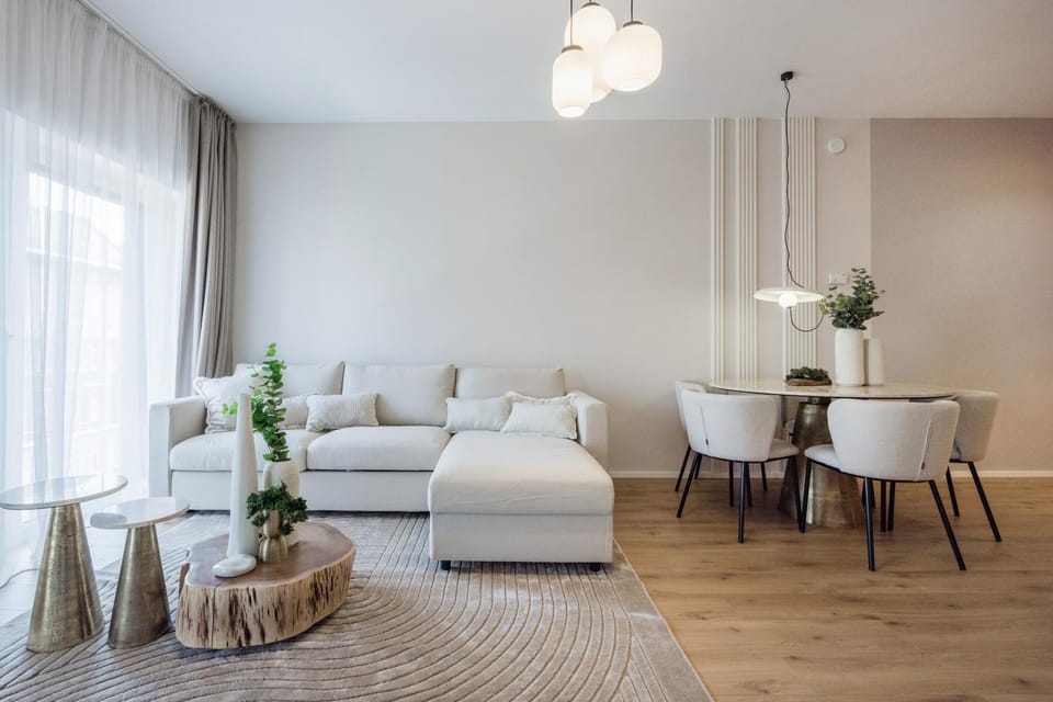 Living room, Seating area, Dining area