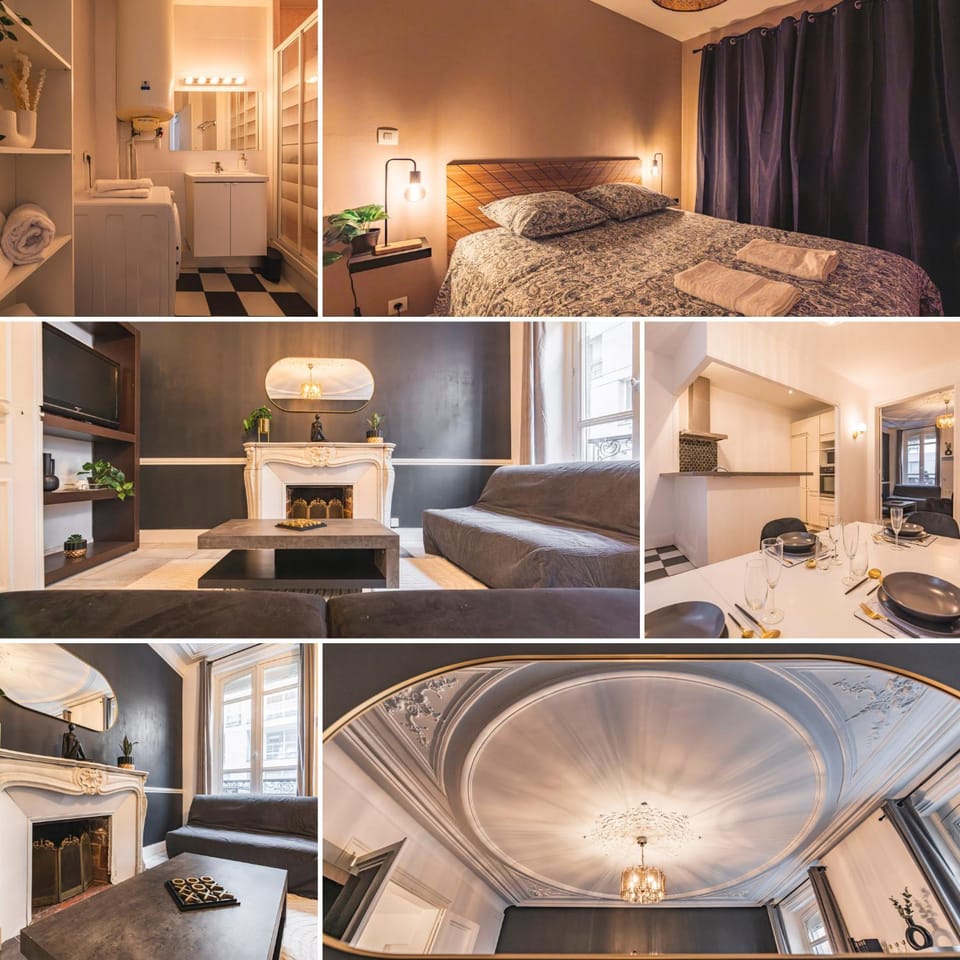Bed, Kitchen or kitchenette, Living room, Seating area, Bedroom