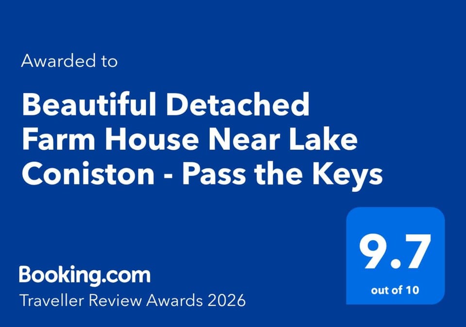 Beautiful Detached Farm House Near Lake Coniston - Pass the Keys House in England