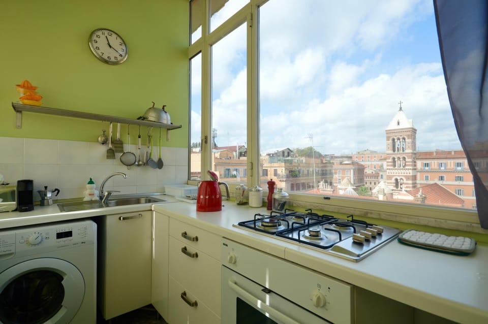Day, oven, stove, washing machine, kitchen