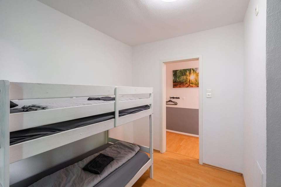Photo of the whole room, bunk bed