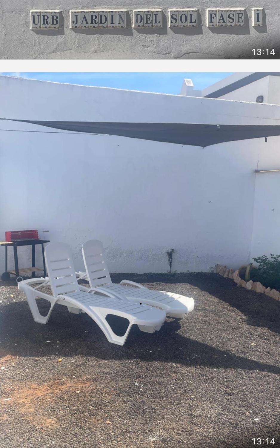 Garden, sunbed