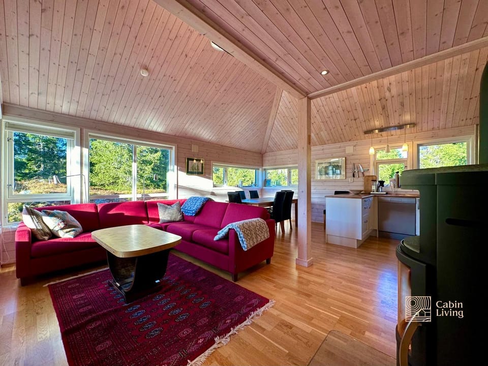 Cabin at Sjusjøen Birkebeiner trail ski in out, 8 beds, 2 bathrooms & Wifi Cabin in Innlandet