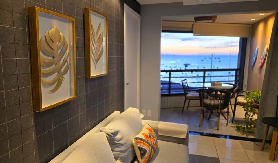 Living room, Seating area, Sea view
