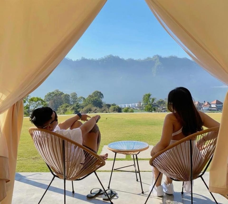 Natural landscape, Seating area, Mountain view