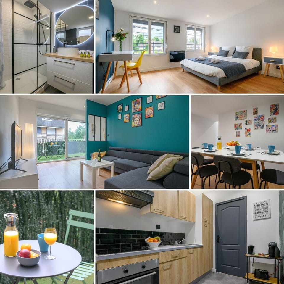 Living room, Bedroom, kitchen