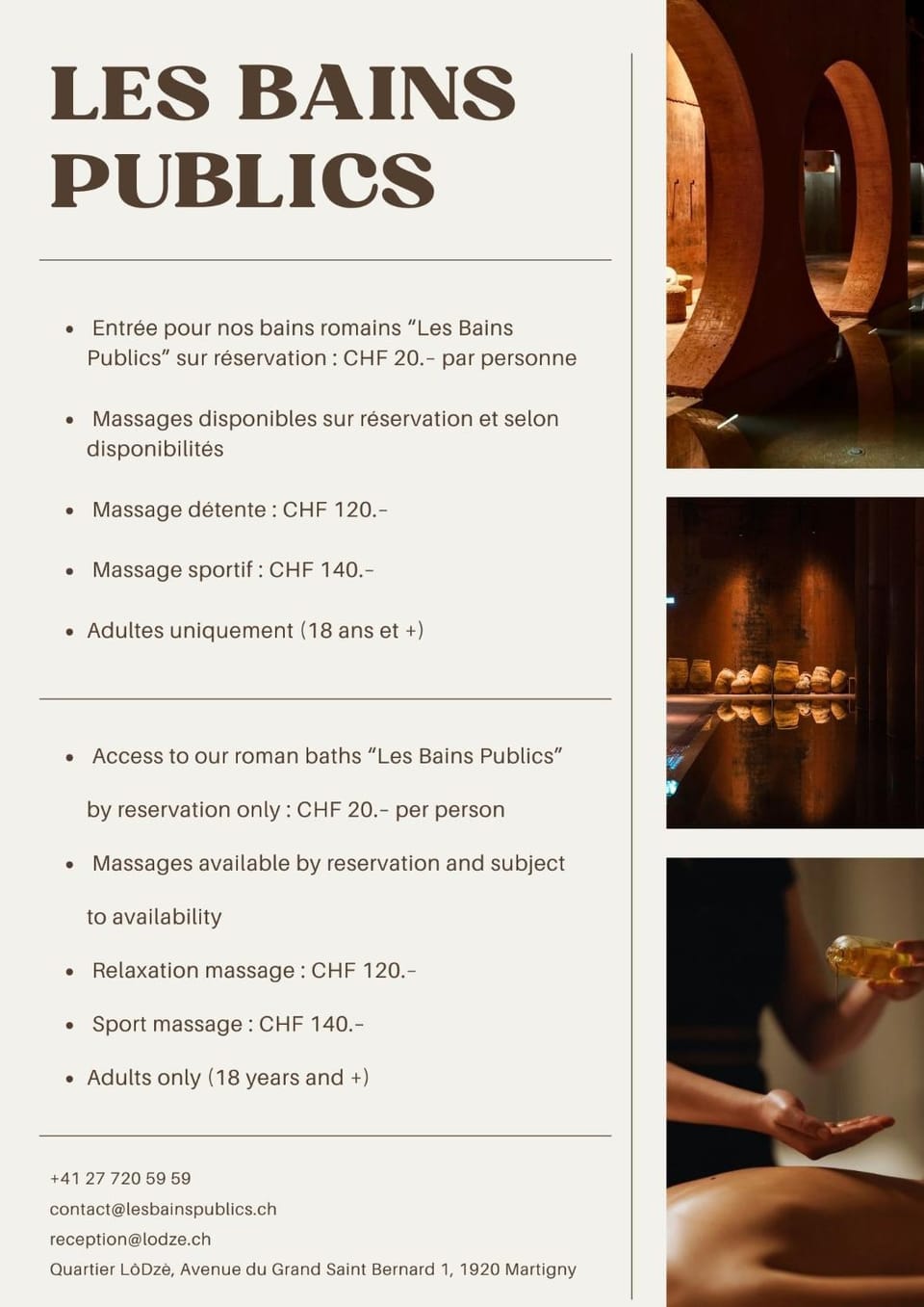 Massage, Public Bath