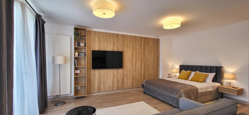 Bed, TV and multimedia, Photo of the whole room