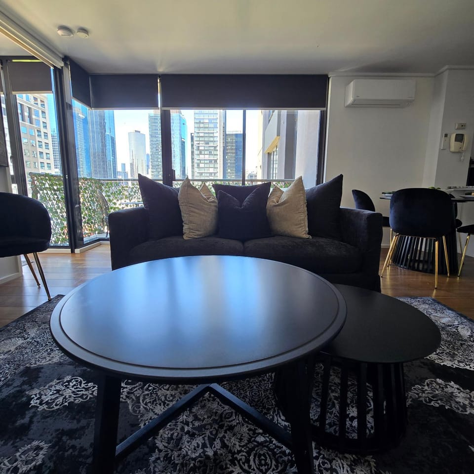 Living room, air conditioner