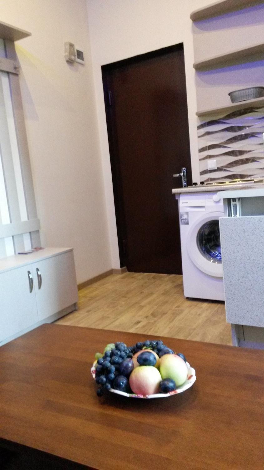 Kitchen or kitchenette, Living room