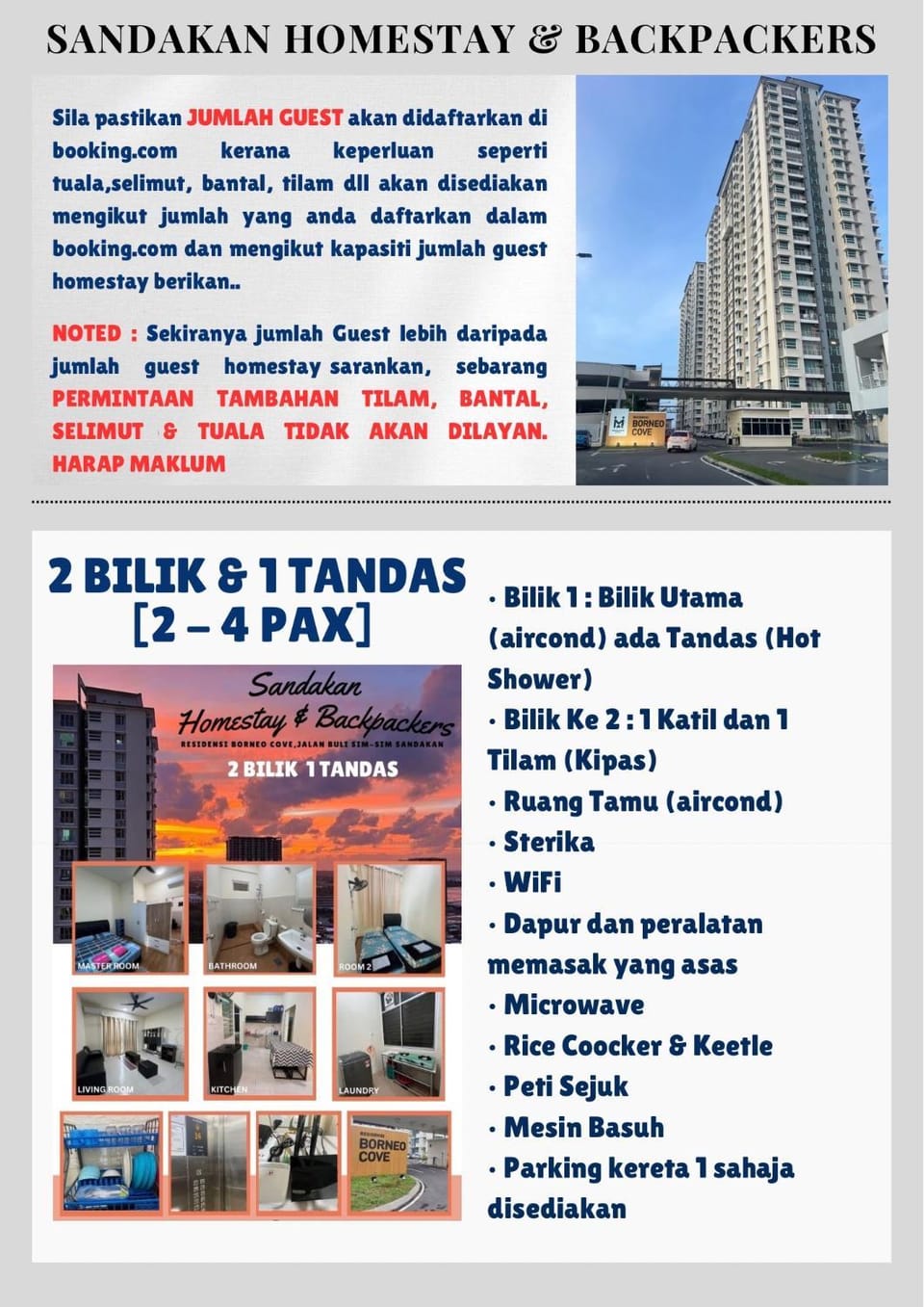 Sandakan Homestay & Backpackers Apartment in Sabah