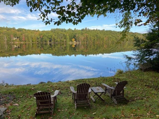 Natural landscape, Seating area, Lake view