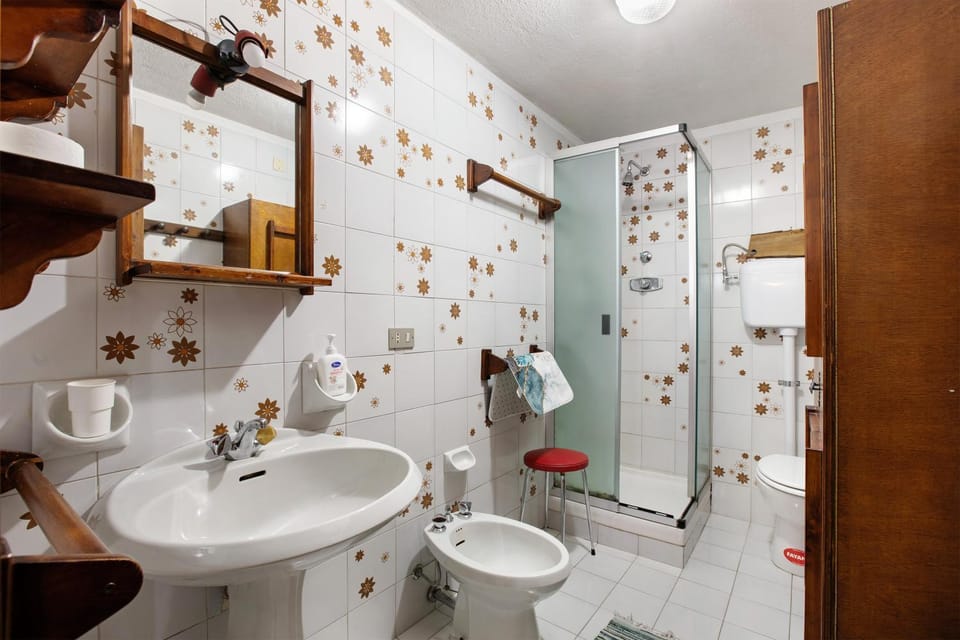 Bathroom, Living room