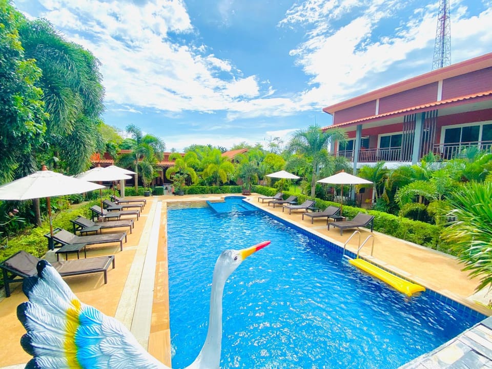 Property building, View (from property/room), Pool view, Swimming pool