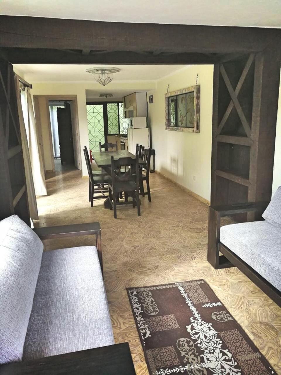 Living room, Seating area, Dining area