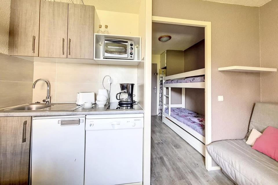 Résidence Carlines I - Studio · Au pieds des pistes · Balcon MAE-6864 Apartment in Les Allues
