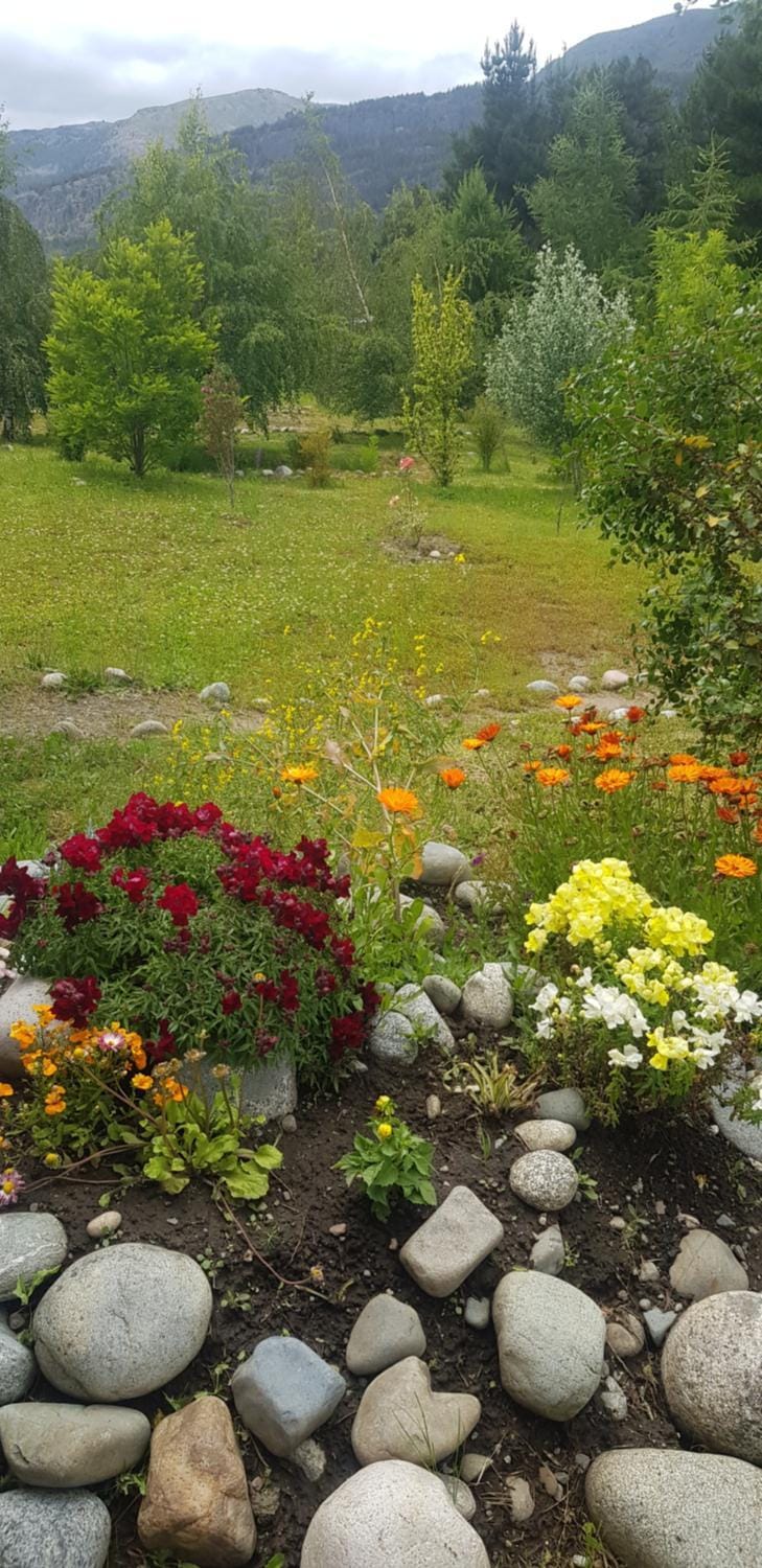 Spring, Day, Natural landscape, Garden, Garden view, Mountain view