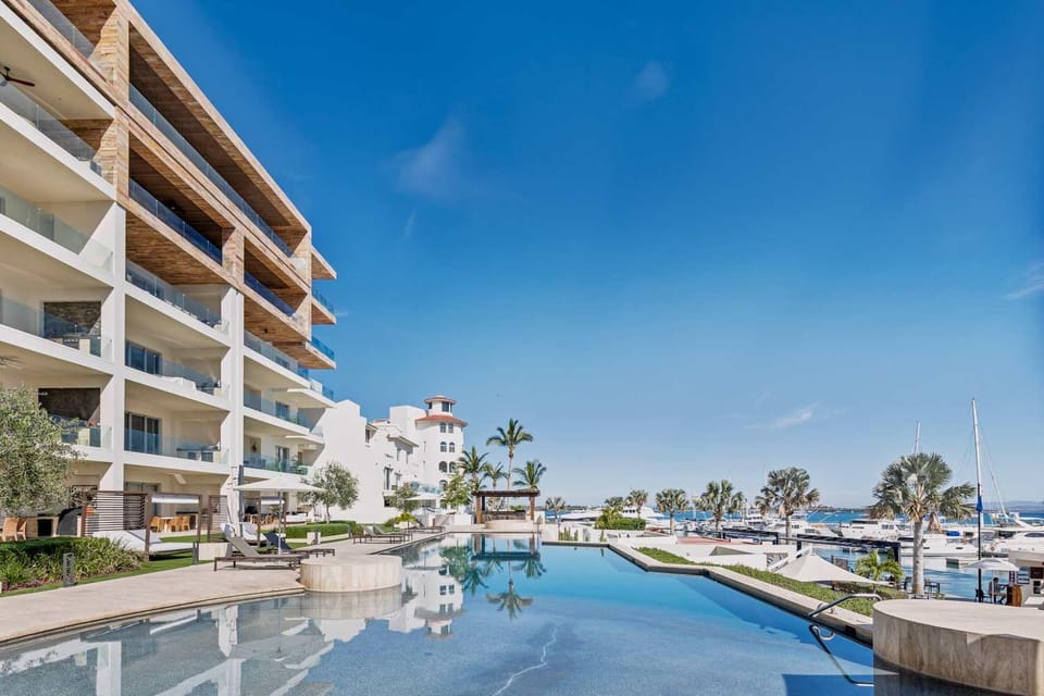 Property building, Pool view, Swimming pool