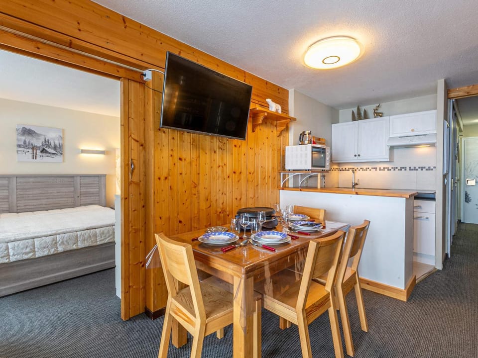 Appartement coquet avec balcon, wifi, 2 pièces, Val-d'Isère Apartment in Val dIsere