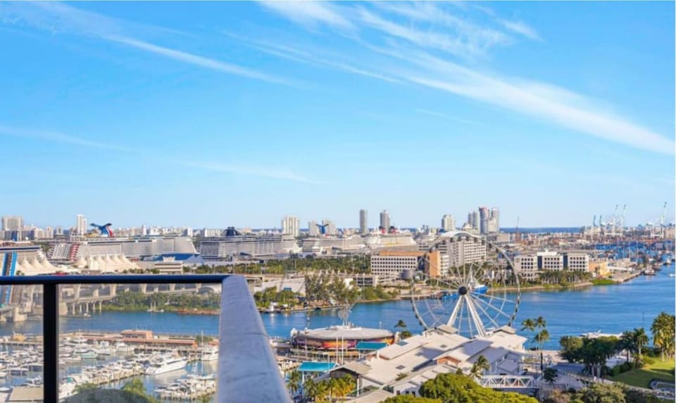 Day, City view, Sea view