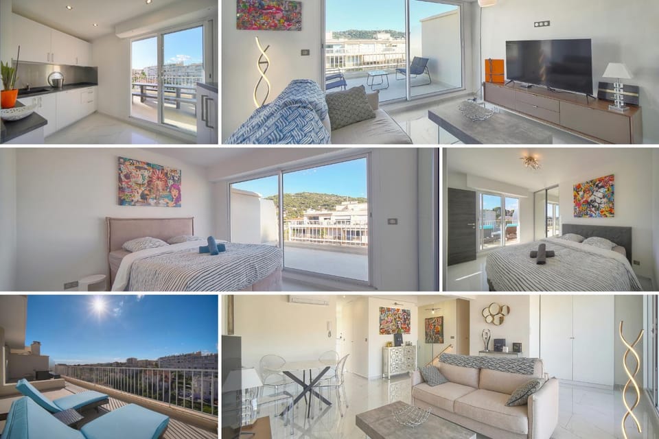 Bed, View (from property/room), Balcony/Terrace, Living room, Bedroom