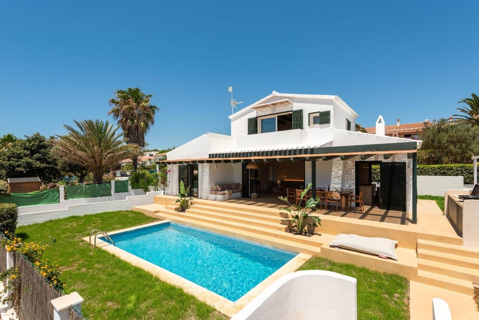 Property building, Living room, Swimming pool