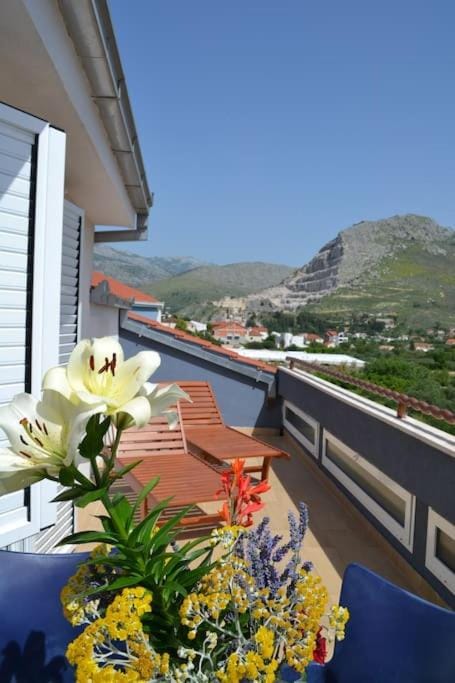 View (from property/room), Balcony/Terrace, Mountain view