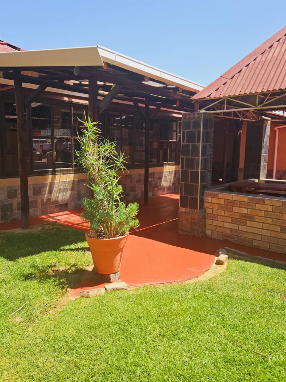 Property building, Garden view
