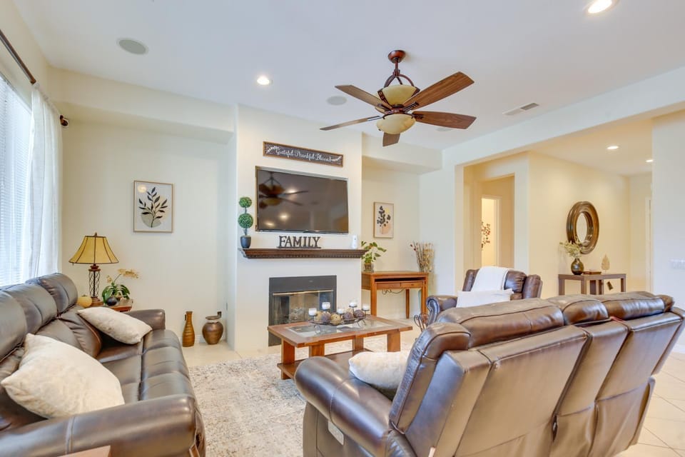 6 Mi to Coachella: Retreat w/ Outdoor Oasis House in Indio